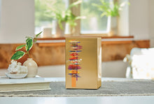 Brushed Bronze Stainless Steel Painter Adult Cremation Urn - Lifestyle