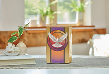 Brushed Bronze Stainless Steel Dove Art Adult Cremation Urn - Lifestyle