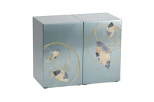 Ginkgo Leaf Pewter Companion Urn - Right Side - Artistic