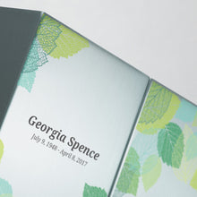 Foliage Leaf Pewter Companion Urn - Left Side - Artistic