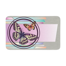 Brushed Metal Stainless Steel Accessory with Butterfly Design