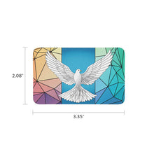 Brushed Metal Stainless Steel Accessory with Dove Design - Dimensions