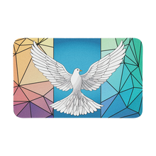 Brushed Metal Stainless Steel Accessory with Dove Design