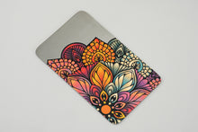 Brushed Metal Stainless Steel Accessory with Mandala Design - Artistic