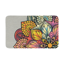 Brushed Metal Stainless Steel Accessory with Mandala Design