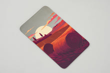 Brushed Stainless Steel Accessory with Prairie Sunset Design