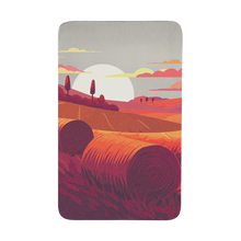 Brushed Stainless Steel Accessory with Prairie Sunset Design