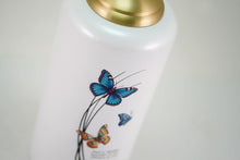 Pearl Brass Butterfly Artwork Adult Cremation Urn - Artistic