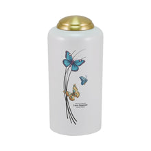 Pearl Brass Butterfly Artwork Adult Cremation Urn - Personalized