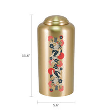 Bronze Brass Crane Artwork Adult Cremation Urn - Dimensions