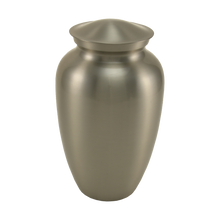 High Gloss Pewter Stainless Steel Adult Cremation Urn
