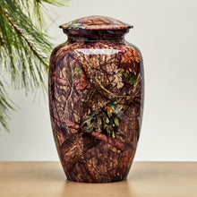 Mossy Oak Camo Aluminum Woodland Adult Cremation Urn - Lifestyle