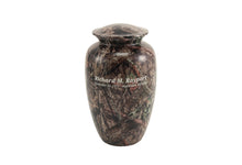 Mossy Oak Camo Aluminum Woodland Adult Cremation Urn - Personalized