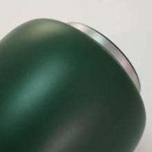 Matte Emerald Aluminum Adult Cremation Urn - Artistic