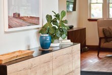 Matte Teal Sapphire Aluminum Adult Cremation Urn  - Lifestyle