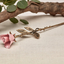 Pink Rose Keepsake Urn - Lifestyle