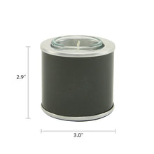 Slate Mini Memory Light Small Pet Cremation Urn - Dimensions
