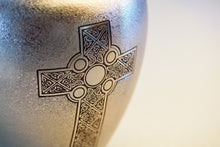 Celtic Cross Brass Adult Cremation Urn - Artistic