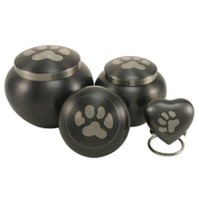 Slate Paw Print Medium Pet Cremation Urn- Series