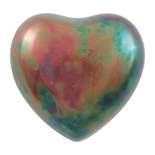 Classic Raku Stainless Steel Heart Keepsake Urn