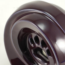 Violet Ceramic Medium Pet Urn with Tranquil Paw Design - Artistic