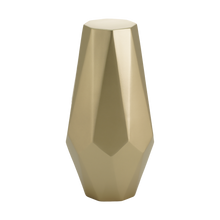 Champagne Gold Metal Alloy Adult Cremation Urn with Geometric Design