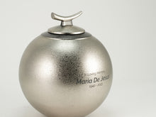 Textured Pewter Brass Adult Cremation Urn - Artistic