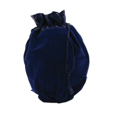 Sapphire Blue Velvet Urn Bag