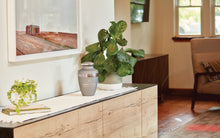 Rustic Pewter Brass Engraved Accent Band Adult Cremation Urn - Lifestyle