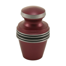 Matte Magenta Aluminum Accent Band Keepsake Urn