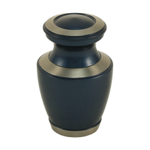 Moonlight Blue Brass Keepsake Urn