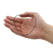 Crimson Brass Heart Keepsake with Glossy Finish - Dimensions