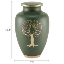 Aero Tree of Life Extra Large Cremation Urn - Dimensions