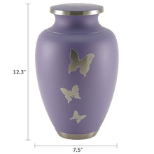 Aero Butterfly Extra Large Cremation Urn - Dimensions