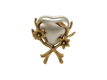 Bronze Brass Accessory with Lily Heart Stand Design - Artistic