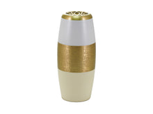 Two-Tone Lotus Lid Bronze Scattering Adult Cremation Urn - Artistic