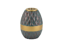 Diamond Teal Aluminum Adult Cremation Urn - Artistic