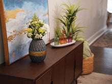 Diamond Teal Aluminum Adult Cremation Urn - Lifestyle