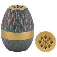 Diamond Teal Aluminum Adult Cremation Urn