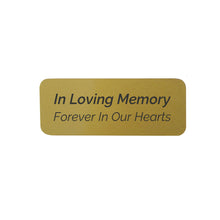 Bronze Alloy Small Metal Nameplate - Personalized