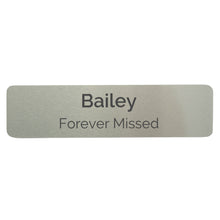Pewter Alloy Large Metal Nameplate - Personalized