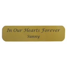 Bronze Alloy Large Metal Nameplate - Personalized
