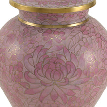 Rose Cloisonné Adult Cremation Urn - Artistic