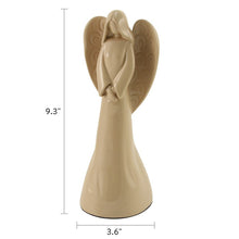 Blush Resin Angel Keepsake Urn - Dimensions