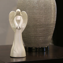 Pearl Resin Angel Keepsake Urn - Lifestyle
