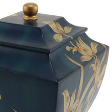 Orchid Indigo Adult Cremation Urn - Artistic