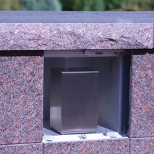 Pewter Stainless Steel Box Adult Cremation Urn - Lifestyle