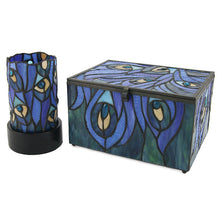 Jewel-Toned Peacock Memory Chest Adult Cremation Urn - Series