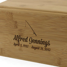 Eco-friendly Bamboo Secure Closure Adult Cremation Urn - Artistic