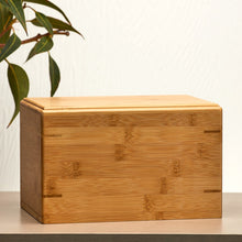 Eco-friendly Bamboo Secure Closure Adult Cremation Urn - Lifestyle